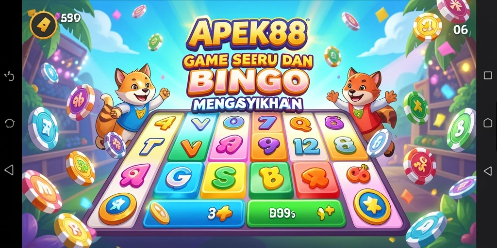 Screenshot gameplay APEK88 yang menampilkan suasana bermain Bingo yang seru.
