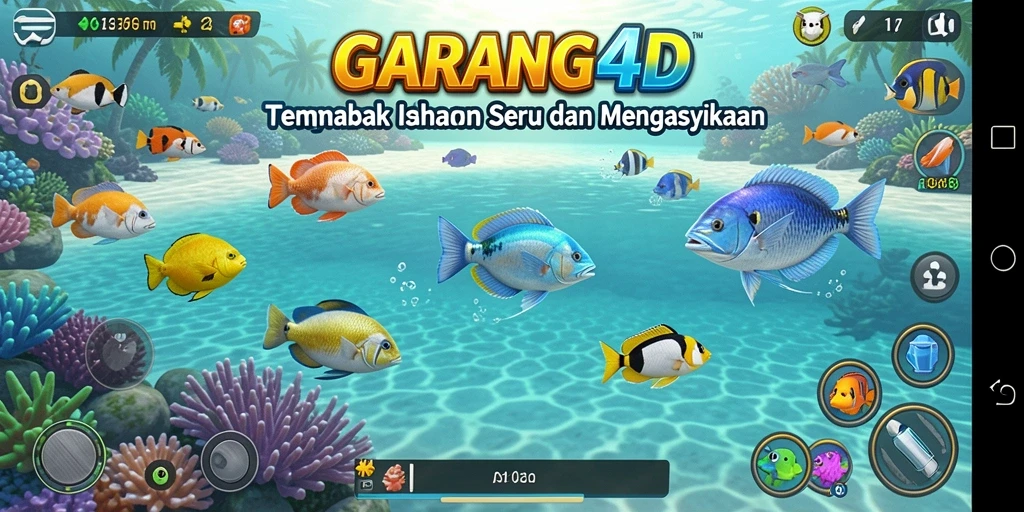Tampilan menawan dari gameplay Tembak Ikan GARANG4D.