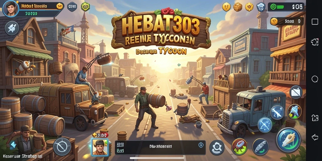 Tampilan menarik gameplay Tycoon HEBAT303.
