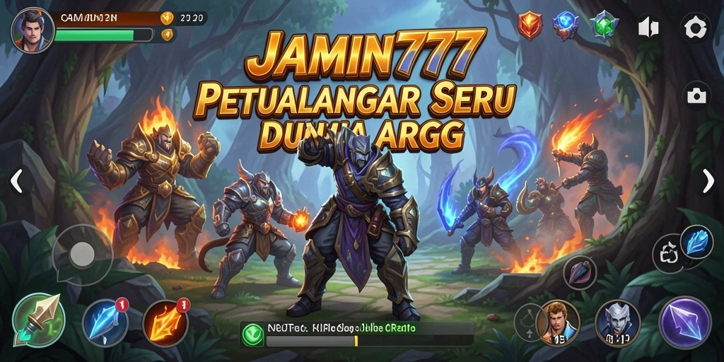 Screenshot gameplay JAMIN777 dengan aksi pertempuran seru dan visual menakjubkan.