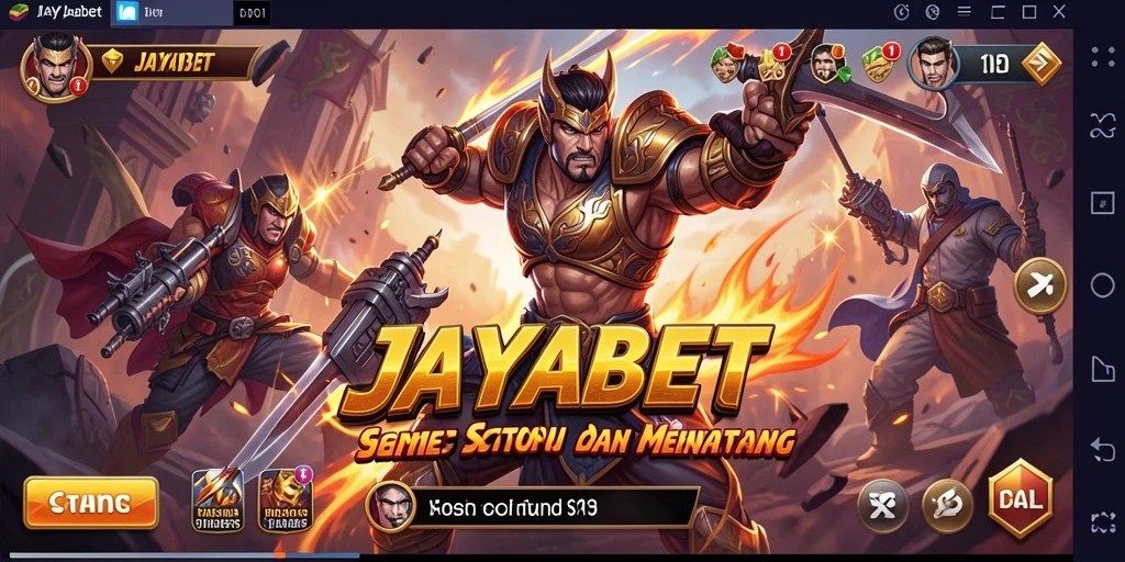 Tampilan gameplay seru dalam JAYABET dengan aksi mendebarkan.