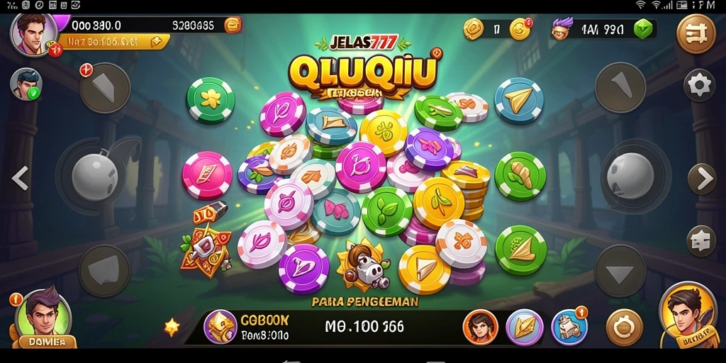 Tampilan gameplay seru dari JELAS777 QiuQiu.