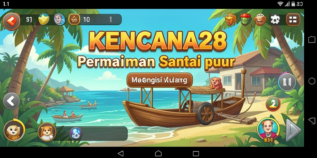 Screenshot KENCANA28 menampilkan gameplay yang penuh warna dan menantang.
