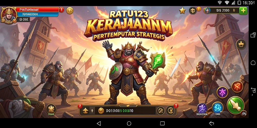 Gameplay menarik Tower Defense dalam RATU123.