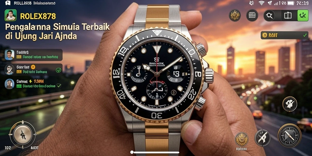 Tampilan gameplay luar biasa dari ROLEX878 yang menampilkan pengalaman simulasi mendalam.