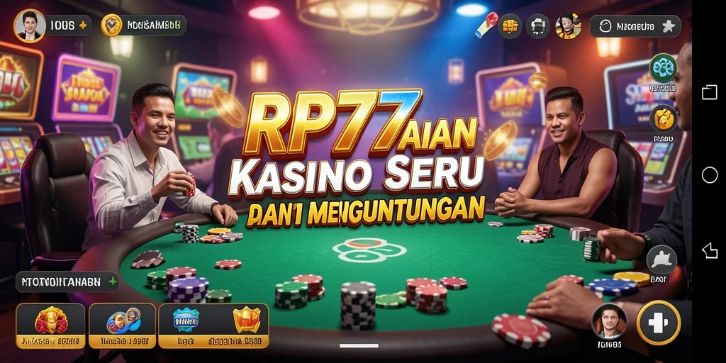 Tampilan gameplay RP777 yang menarik dan penuh aksi Kasino.